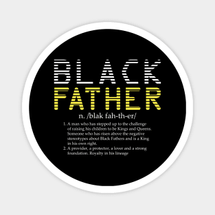 Black Father Definition Magnet